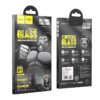 Hoco Flash attach full screen silk screen HD tempered glass for SAM S22 Plus(G1) black