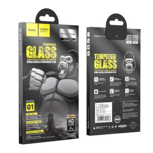 Hoco Flash attach full screen silk screen HD tempered glass for SAM S24(G1) black