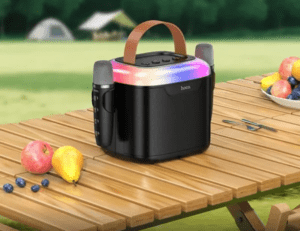Hoco DS69 Vessel RGB BT speaker with two microphones black