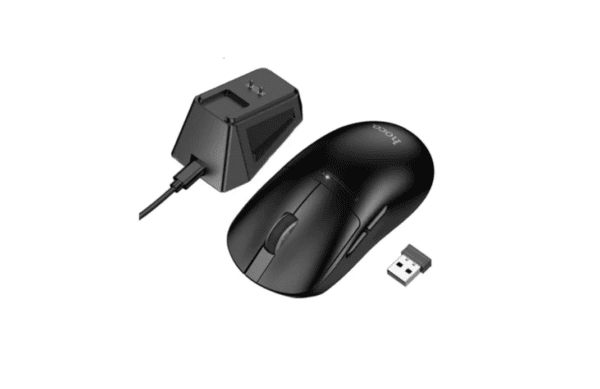 Hoco DI89 RGB wireless mouse dock charging 3-mode black