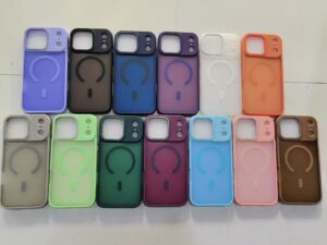 Skin Feeling Magsafe Case IP 17 AIR Dark purple