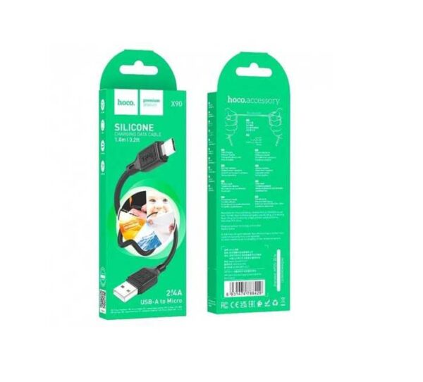 content-images-25-480x480l50nn0-usb-kabel-hoco-x90-cool-silicone-charging-data-cable-for-micro-24a-1m-black-19732714128833 Hoco X90 Cool silicone charging data cable for Micro black