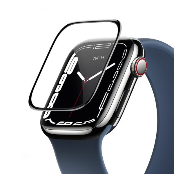hoco-a30-3d-hot-bending-protective-film-for-iwatch-4-5-6-se-7-screen Hoco 3D Hot bending full adhesive protective film for iWatch Series7(41mm)(A30) black