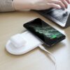 hoco-cw23-dual-power-wireless-fast-charger-interior Hoco CW23 dual power wireless fast charger white