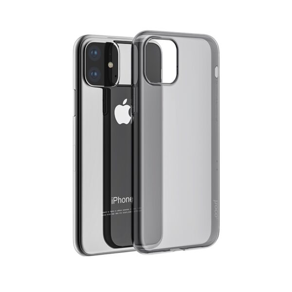 hoco-iphone-6.1-light-series-tpu-case-black Hoco Sun ray series protective case for iP12 Pro Transparent Gray