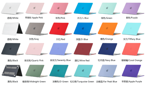 image_2026-03-16_09-41-22 Matte Clear MacBook Cover 15 Air M2 2023 (A2941) Wine Red
