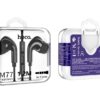 Hoco M77 Original series earphones display set(20PCS) Black