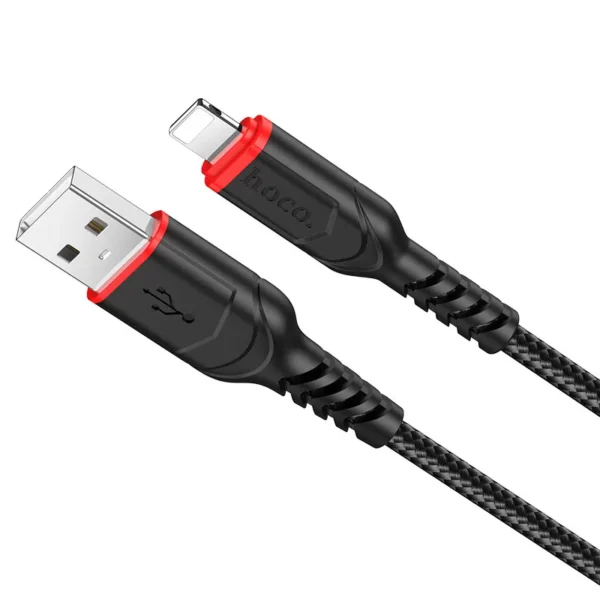 Hoco X59 Victory charging data cable iP(L=2M) black