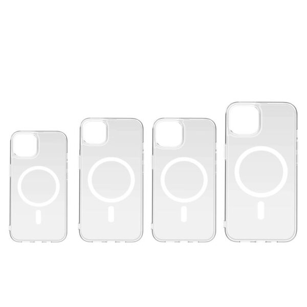 XO K13 Magnetic  TPU  Case for iph 12  iph 12  6.7' clear