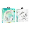 Hoco ESD13 Skill cat ear BT headphones white