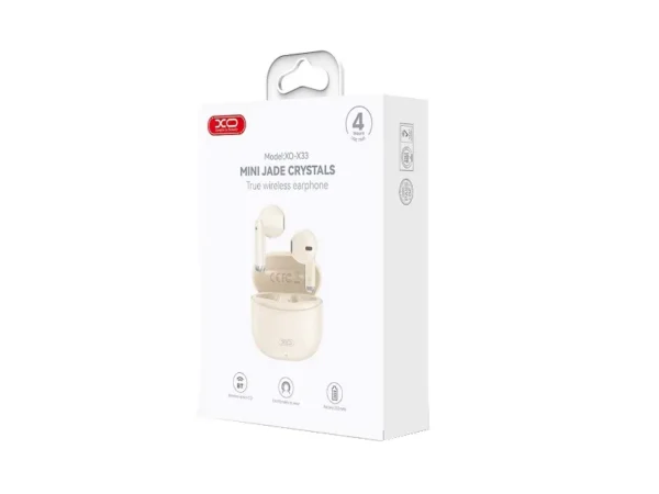 XO X33 Yu Jing TWS Bluetooth Headset Beige