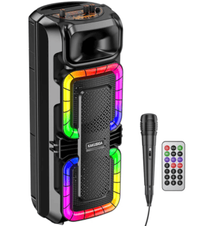 KAKUSIGA KK-8214 JIWU flame light wireless speaker Black
