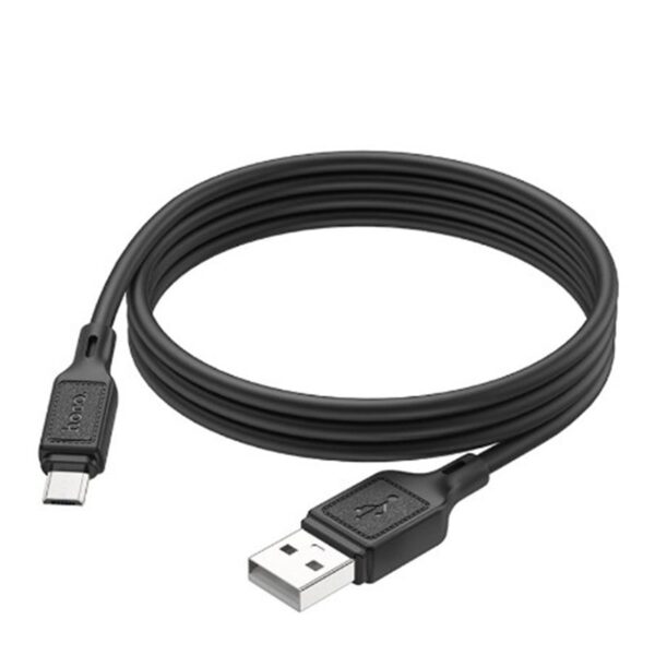 xl-402075-kabel-usb-micro-usb-hoco-x90-cool-silicone-24a-100-824 Hoco X90 Cool silicone charging data cable for Micro black
