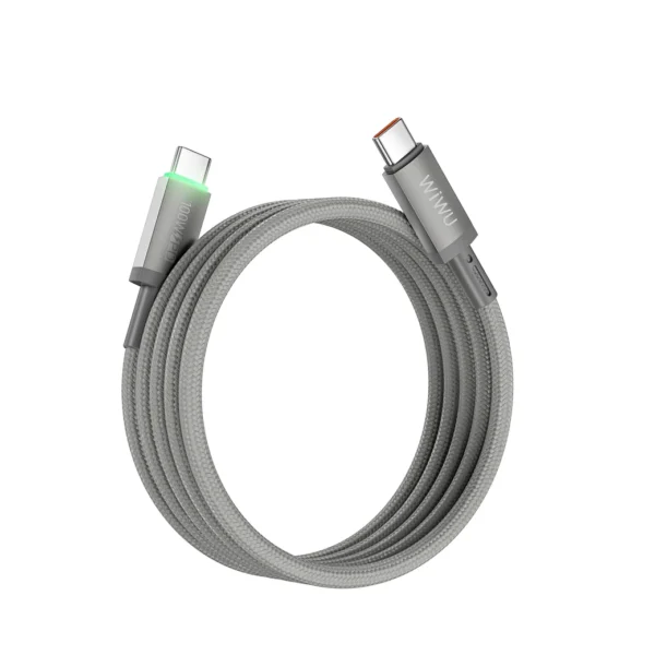 zi7rYNx6rF Wiwu 100W Maglink Magnetic Cable Wi-C084 C-C 1M Grey