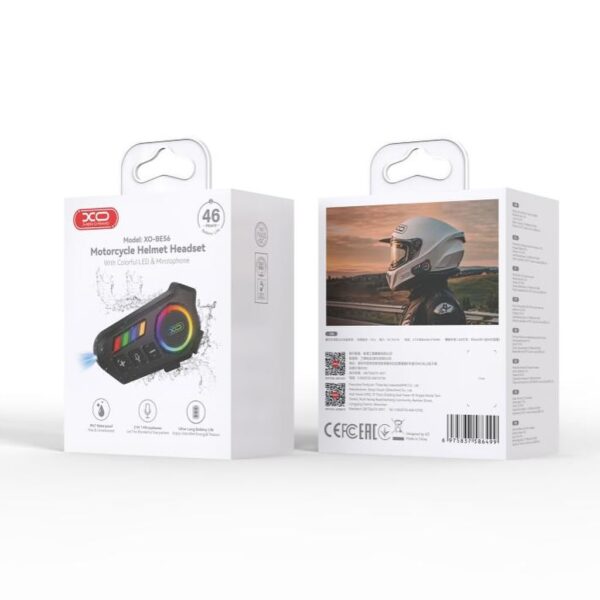 XO BE56 Colorful Helmet Headsets With Lighting LED