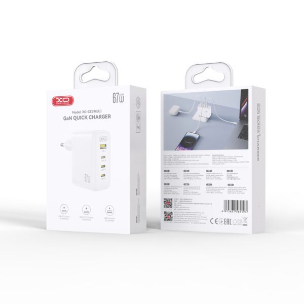 599111764_868004385741417_3781532052179243596_n XO CE39(EU) 67W GaN Fast Charger (3x USB-C 67W / 1x USB-A 22.5W)