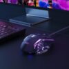 XO M10 Gaming Mechanical 6-Button Light Emitting Wired Mouse