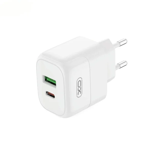 XO L137(EU) PD20W/QC18W (1USB-A+1USB-C) Fast Charger