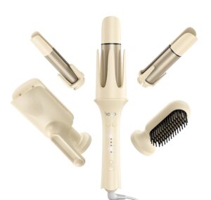 2 Hoco DAR87 five-in-one automatic curling iron(EU)(Russian version) beige