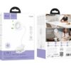 Hoco HX610 clip mount fan white