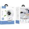 Hoco HX608 clip mount fan white