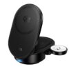 Hoco CQ23 Pole Qi2.2 3-in-1 magnetic wireless fast charger black