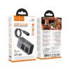 Hoco Z66 New 2-socket universal(PD66W/1C2A) car inverter black