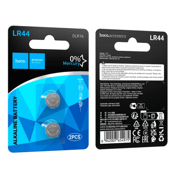 button_battery_hoco_dlr16_lr44_2pcs_silver_2-700x700 Hoco DLR16 LR44 button battery(2PCS)