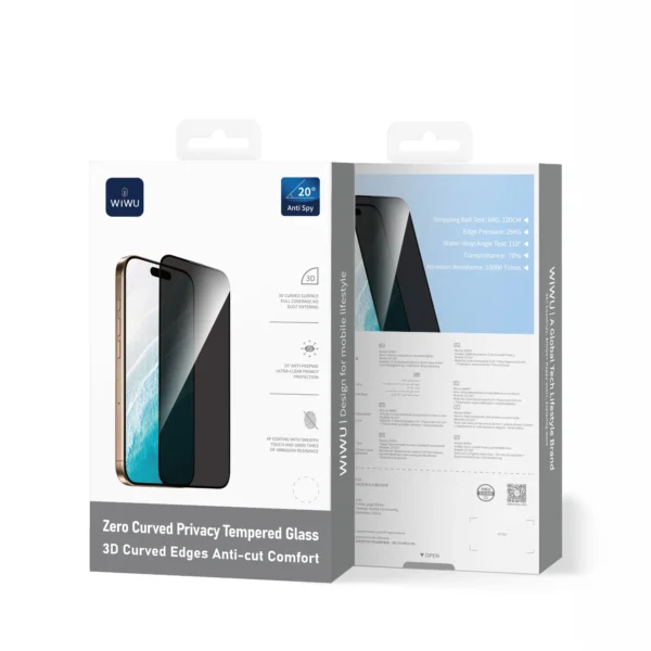 1_2baa62ed-c542-4f33-8b15-d2a81da2b671 Wiwu Zero Curved Privacy Tempered Glass for iP17 ProMax 6.9" GT-027 Transparent
