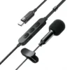 AceFast L12 USB-C semi-in-ear karaoke wired earphones,black