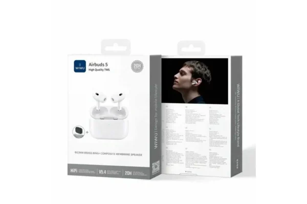 Wiwu Airbuds 5 (4-mic ENC) White