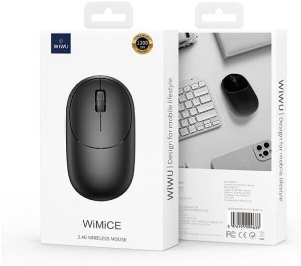 Wiwu WiMiCE 2.4G Wireless Mouse WM107 Black