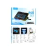 Hoco DH19 Cool RGB notebook cooling stand black