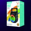 Kakusiga KK - 3104 ZHONGNENG colorful lights wireless speaker Black