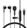 AceFast L12 USB-C semi-in-ear karaoke wired earphones,black