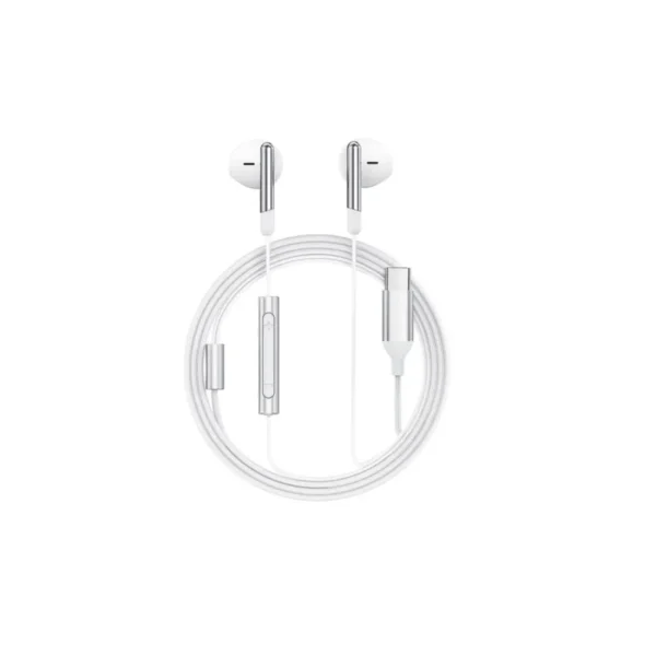 AceFast L13 USB-C semi-in-ear wired earphones with mic,white