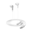 AceFast L13 USB-C semi-in-ear wired earphones with mic,white