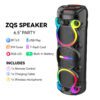 H82d5421d7231415ca81097c62ea2814b0 Sing-e ZQS6302 RGB Party Triple Speaker 6,5 inch 30W Black
