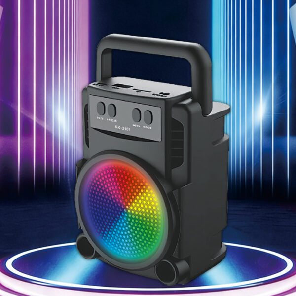 Hd76a6da7f55b4e94adda42f3536cfd0aI Kakusiga KK-2101 KARUI colorful LED wireless speaker Black