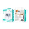 Kakusiga KSC-1741 DIFEI Series 3-in-1 Indoor Digital Clock Thermometer and Hygrometer White