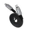 MdTcCHkc8K Wiwu 100W Cyberlink Series Magnetic Nylon Braided Cable Wi-C078 C-C 1M Silver