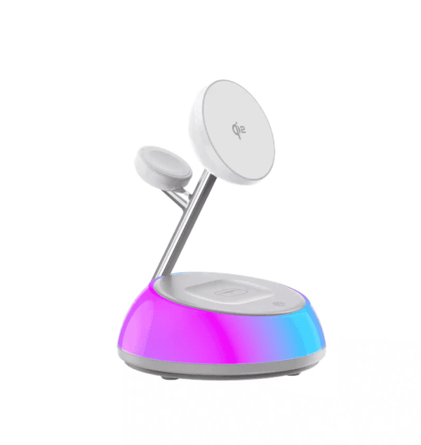 Wiwu Aurora Qi2.0 3 in 1 Wireless Charger Wi-W036 White