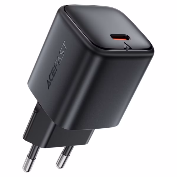 acefast-a136-pd40w-gan-usbc-wall-charger-eu AceFast A136 PD40W mini GaN USB-C fast charger,black(EU)