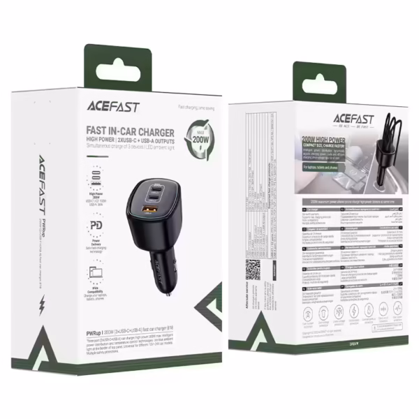 acefast-b18-200w-2x-usbc-usba-fast-car-charger-packaging AceFast B18 200W(2USB-C+USB-A)fast car charger,black