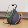 AceFast K10 Air speaker with wireless charger,metal grey