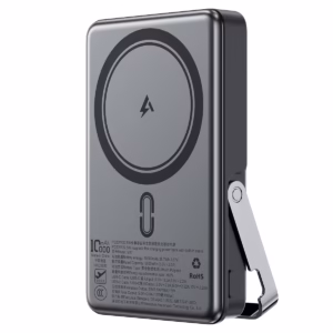 AceFast M17 PD20W/22.5W magnetic fast charging power bank with built-in stand 10000mAh,black