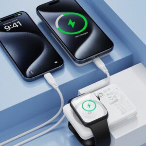 AceFast M25 PD20W magnetic fast wireless charging power bank 5000mAh,white