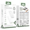 AceFast M25 PD20W magnetic fast wireless charging power bank 5000mAh,white