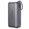 AceFast M34 PD45W fast charging power bank with telescopic cable 20000mAh,metal gray