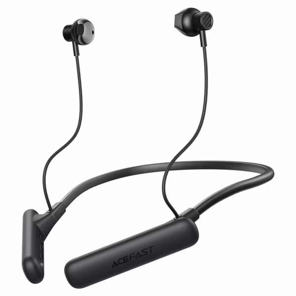 AceFast N8 neck hanging wireless earphones,black